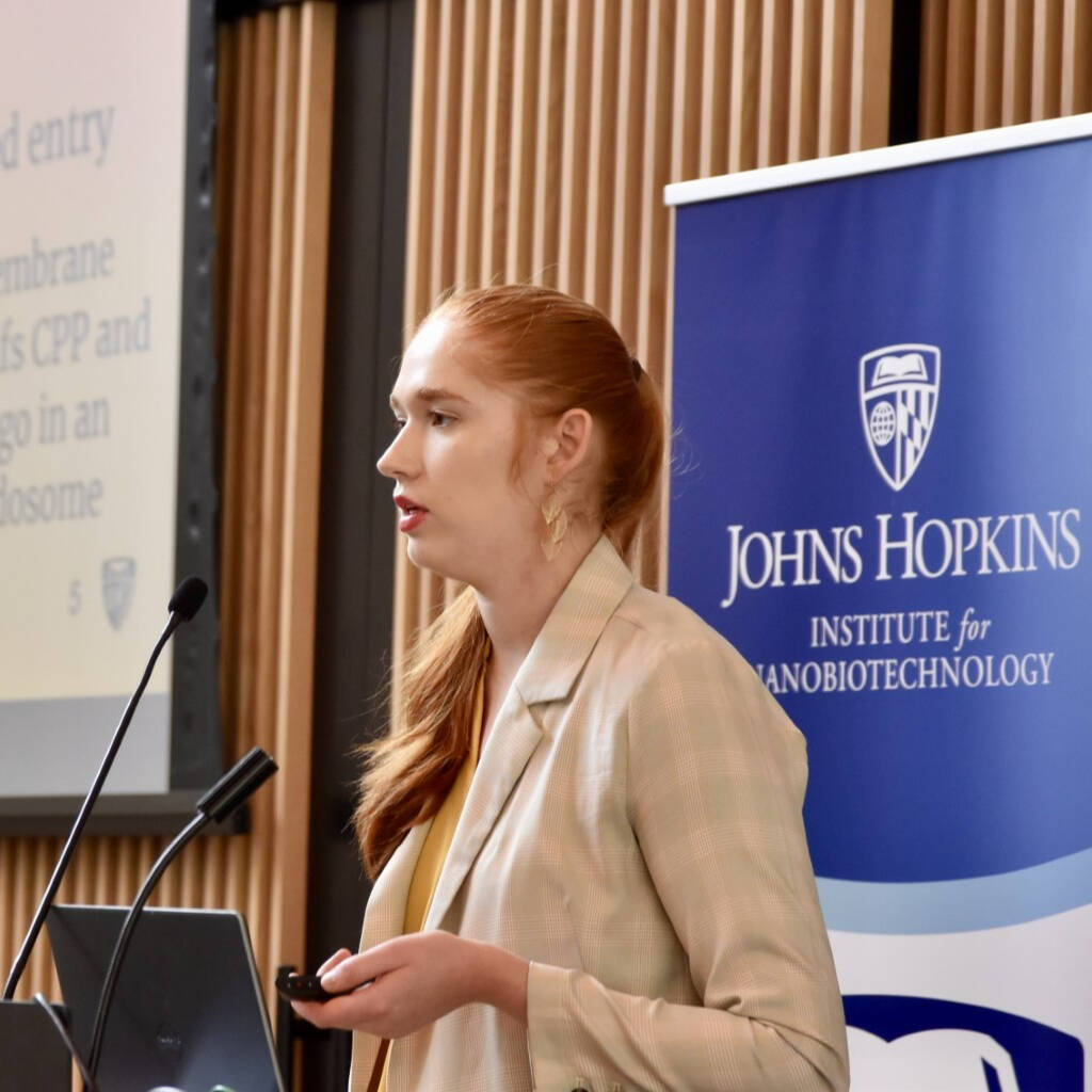 Bri Hofman giving presentation.